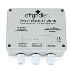 Station de Commutation Électrique Offgridtec US-16 pour Alimentation 230V 16A