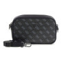 Sac à épaule GUESS Milano Camera Bag en cuir noir
