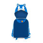 Sac à Dos Sonic Classic avec Capuche Transformable - Bleu 26x31 cm
