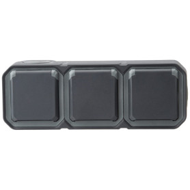 Prise de courant étanche Legrand Plexo 16A 250V - Montage horizontal anthracite