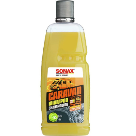 Shampooing Concentré SONAX CARAVAN avec Cire pour Caravanes et Camping-Cars - 1 Litre