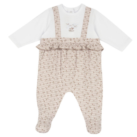 Grenouillère Bébé Chicco en Coton Doux pour Printemps et Été