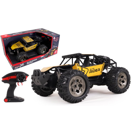 Buggy Télécommandé Doré Turbo Challenge - Aventure Elite Rider 1/12