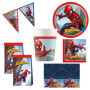 Set de Vaisselle Jetable Spiderman Crime Fighter pour Anniversaire d'Enfant - 46 Pièces