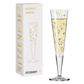 Flûte à Champagne Ritzenhoff Goldnacht - Design Élégant en Or 200 ml