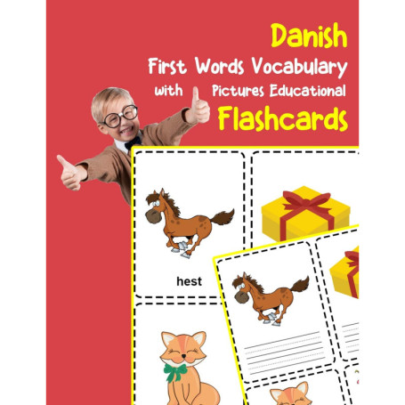 Cartes Flash Danoises pour Enfants - Apprentissage des Premiers Mots
