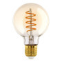 Ampoule LED Vintage E27 Dimmer 8W Globe Rétro Blanc Chaud