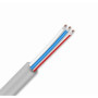Câble Téléphonique 2 Paires avec Terre - 25 m - Couleur Grise