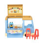 BlueY Camion-Restaurant Transformable avec Figurine et Accessoires