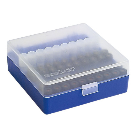 Boîte de Rangement Empilable neoLab neoBox-100 en Polypropylène Bleu