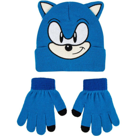 Ensemble Bonnet et Gants Sonic pour Enfants - Doux et Thermique