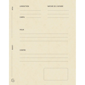 Dossiers de Plaidoirie Assortis Exacompta - Pack de 125 Dossiers A4