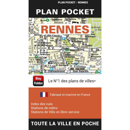 Plan de Rennes Pocket 2024 - Guide Pratique et Complet