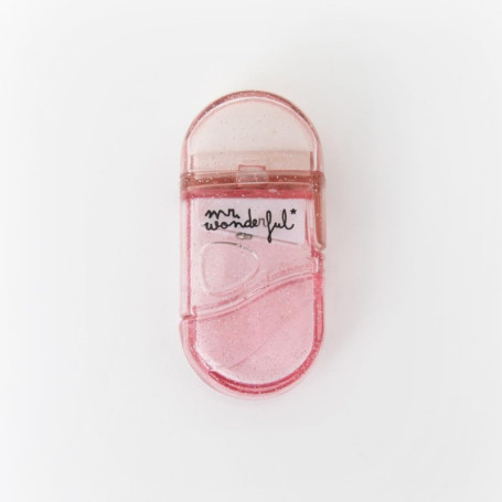 Gomme et Taille-Crayon Rose Mr. Wonderful - Accessoire de Rentrée