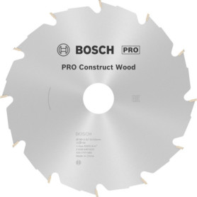 Lame de Scie Circulaire Bosch Construct Wood 190mm - Haute Précision