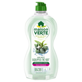 Liquide Vaisselle Eucalyptus-Thé Vert - 500ml - Maison Verte