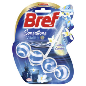 Bref WC Sensations de Vitalité - Bloc Nettoyant Parfumé aux Huiles Essentielles - 50g