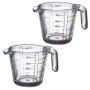 Lot de 2 mini verres doseurs 40 ml - Westmark