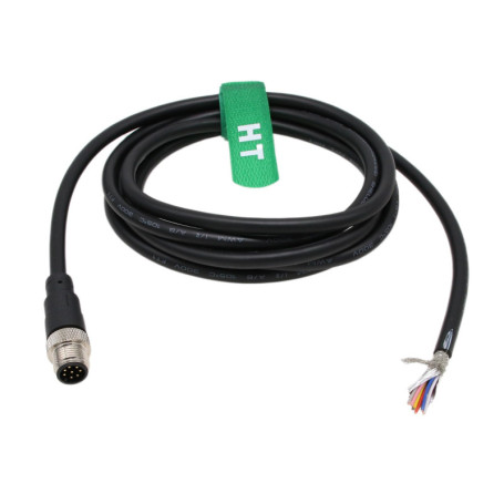 Câble M12 Profibus 8 Broches pour Automatisation Industrielle - 5 m