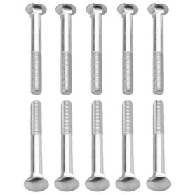 Boîte de 10 Vis à Tête Bombée en Acier Inoxydable A2 - M12x60mm