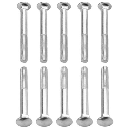 Boîte de 10 Vis à Tête Bombée en Acier Inoxydable A2 - M5x20mm