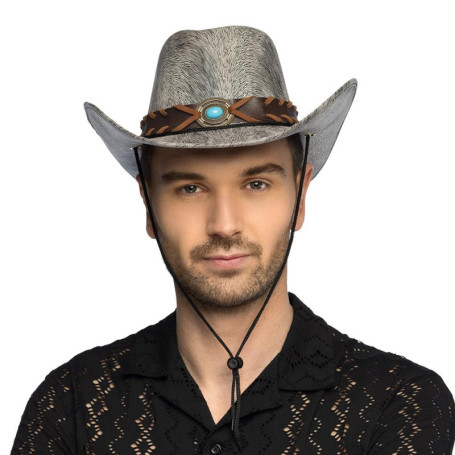 Chapeau de Cowboy Billy avec Ruban - Accessoire Western pour Soirées à Thème