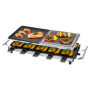 ProfiCook Raclette-Grill 2 en 1 pour 10 personnes avec Pierre et Plaque Antiadhésive