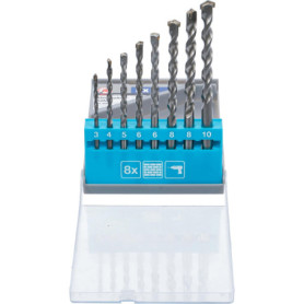 Jeu de Mèches à Pierre BGS Do it Yourself - 8 Pièces de 3 à 10 mm