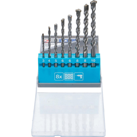 Jeu de Mèches à Pierre BGS Do it Yourself - 8 Pièces de 3 à 10 mm