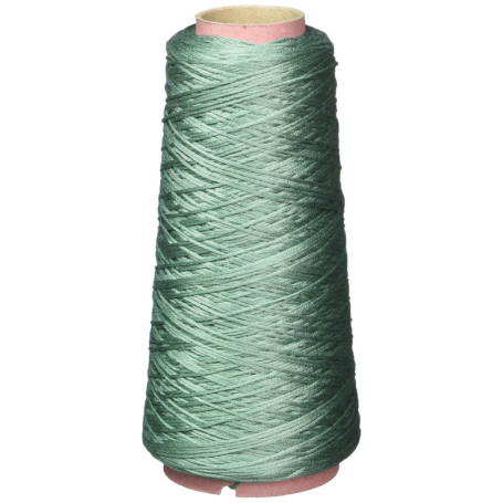 Cône de Fil à Broder DMC 100g - Coton 6 Brins Bleu Vert