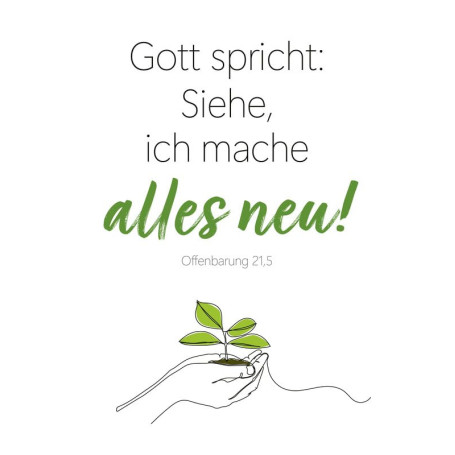 Lot de 10 cartes postales inspirantes - Renouveau et espoir