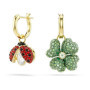Boucles d'oreilles Swarovski Idyllia en Cristal Multicolore - Coccinelle et Trèfle
