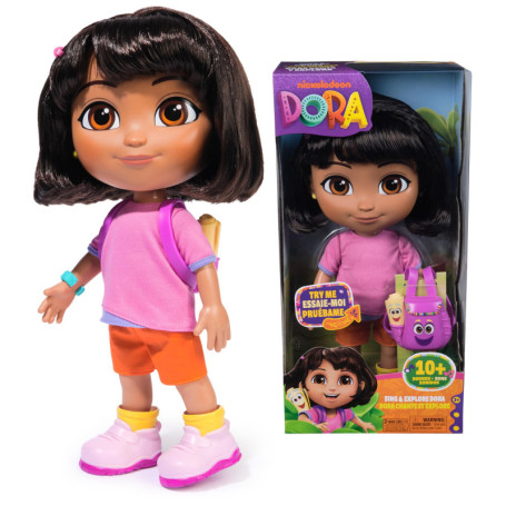 Dora Chante et Explore - Poupée Interactive avec Accessoires