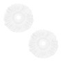 Lot de 2 Têtes de Recharge Microfibre pour Balai Rotatif BLACK+DECKER