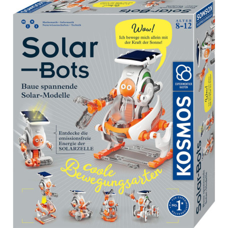 Kosmos Solar Bots - Kit de Construction de Robots Solaires pour Enfants