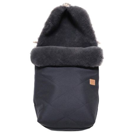 Chancelière en Peau d'Agneau Kaiser Natura Graphit