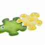 Tapis de bain DKD Home Decor Jaune Vert PVC Tortue (2 pcs) (11.5 x 1 x 10 cm) 21,99 €