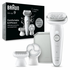 Braun Silk-épil 9 Épilateur Électrique Femme Wet & Dry - Peau Lisse Durable