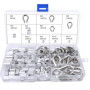Kit de 240 Manchons de Câble en Aluminium et Acier Inoxydable GIAK