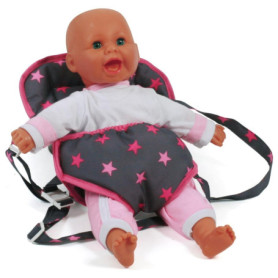 Porte-poupée Chic avec Sangle de Transport Étoilée - Bayer Chic 2000