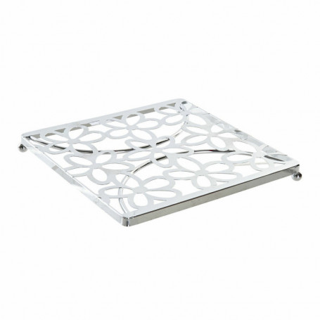 Dessous de plat DKD Home Decor Argent Métal (18 x 18 x 1.5 cm) 15,99 €