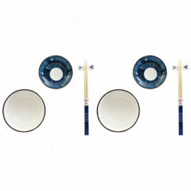 Set de sushi DKD Home Decor Bambou Porcelaine (8 pcs) (34 x 29,5 x 7,3 cm) 48,99 €