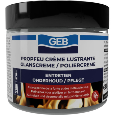 Crème Lustrante GEB pour Fonte et Métaux - Effet Patiné 220ml
