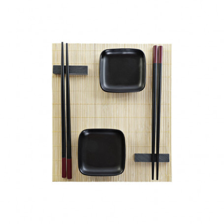 Set de sushi DKD Home Decor Bambou Grès (7 pcs) (27,8 x 17,8 x 3 cm) 19,99 €