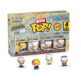 Pack de Figurines Bitty Pop! One Piece - Sanji, Zeff, Krieg et Surprise