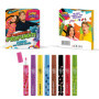 Set de Marqueurs Parfumés Jumbo Dani e Robbi - 8 Couleurs Fruitées pour Enfants