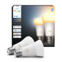 Ampoule Connectée Philips Hue A60 White Ambiance - Pack de 2