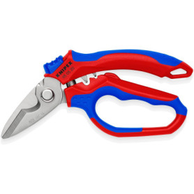 Ciseaux d'Électricien Coudés Knipex 180 mm avec Poignées Ergonomiques