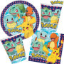 Serviettes de Table Pokémon - Pack de 16 Napkins Colorées