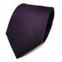 Cravate en Soie Unicolore Violet Foncé TigerTie